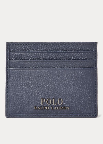 Pánské Pouzdro Na Karty Polo Ralph Lauren Pebbled Kožené - 87912-ECGT